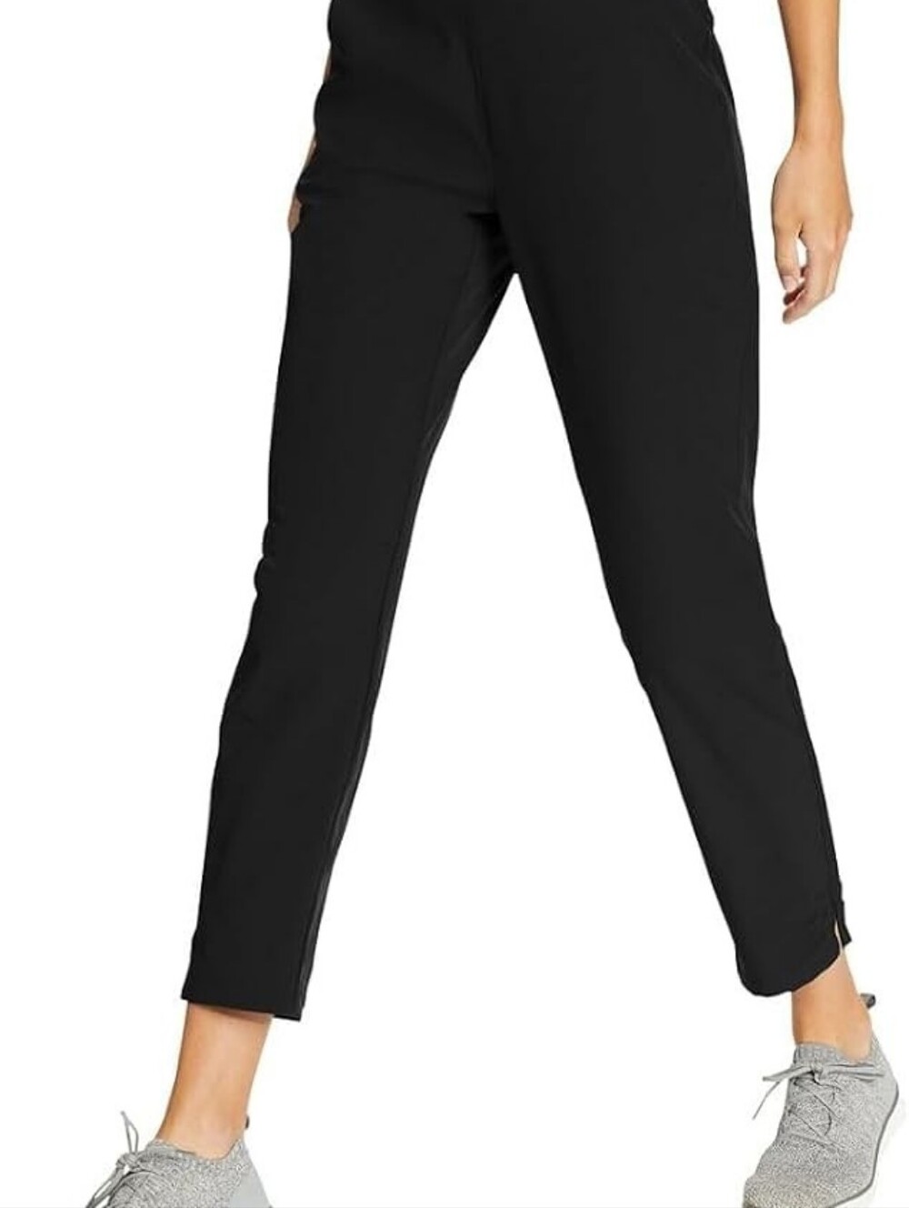Eddie Bauer Women's Traveler Crop Pants In Black- Size L